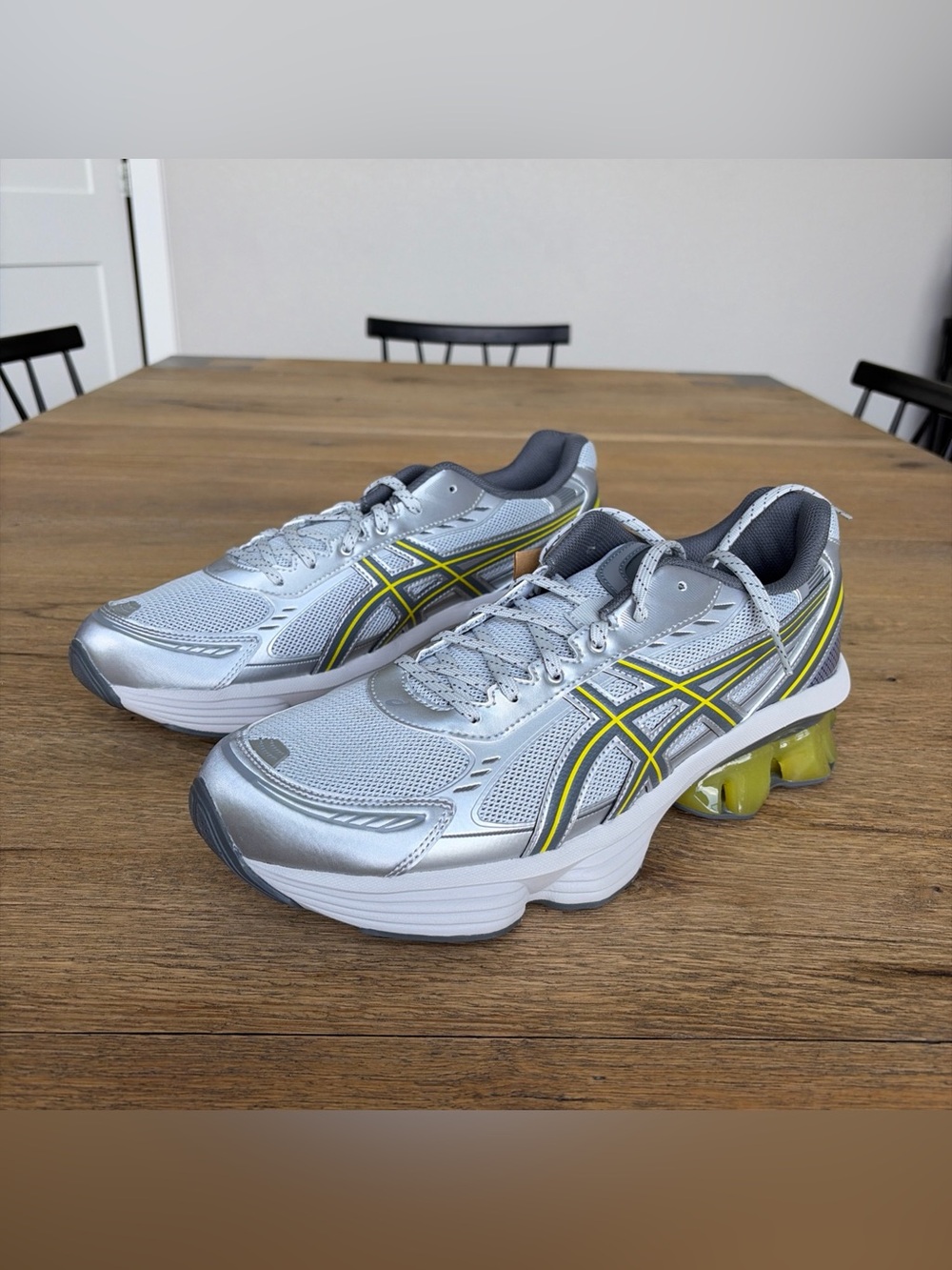 Size 12 Men’s ASICS Gel Kinetic Fluent Glacier Grey 1203A591-020 - Picture 2 of 9